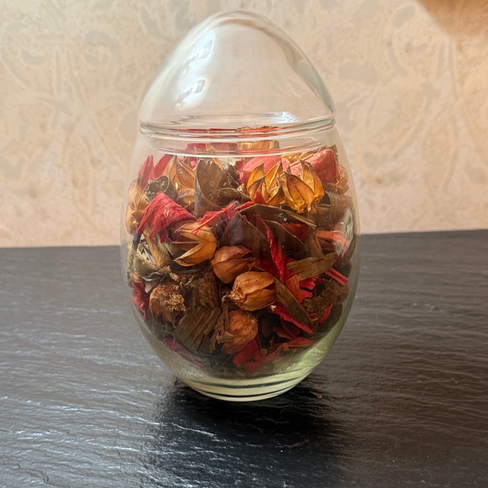 Glass Jar with Colorful Potpourri